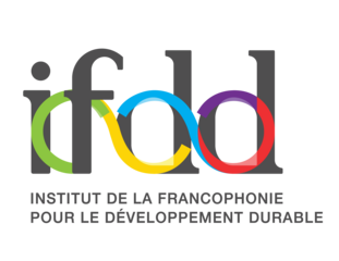 Logo: Institut de la Francophonie pour le développement durable (IFDD), as part of the Organisation internationale de la Francophonie (OIF)